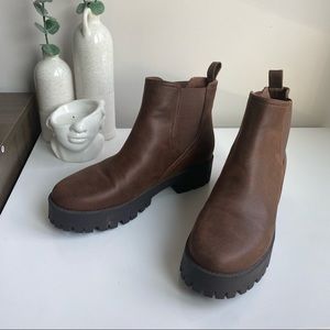 STEVE MADDEN Brown booties - US 9